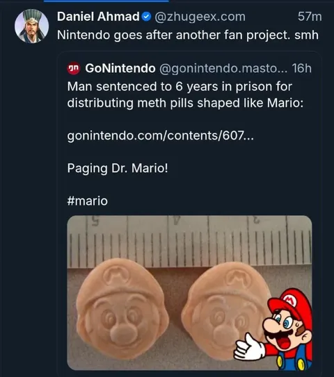 Mario-Shaped Meth Pills