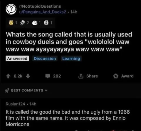 Cowboy Duel Song Question
