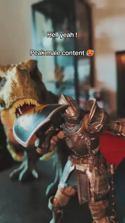 Peak Male Content Dinosaur Battle