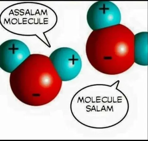 Assalam Molecule Greeting