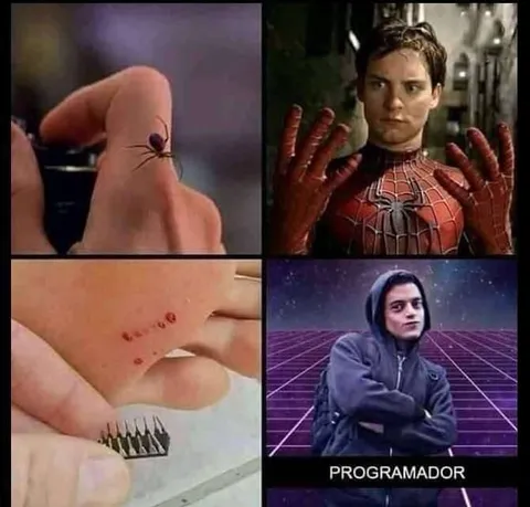 Programador con poderes de araña