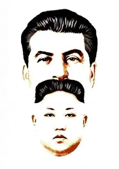 Ким Чен Ын с усами