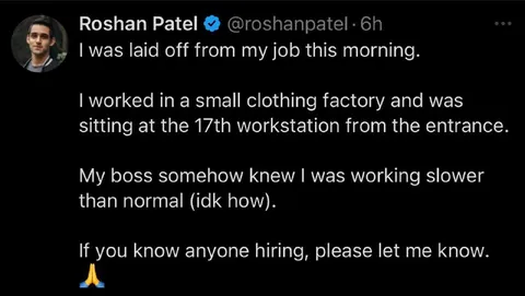 Laid Off from the 17th Workstation