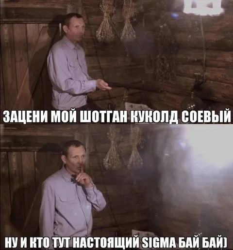 Шотган из сои и настоящий сигма