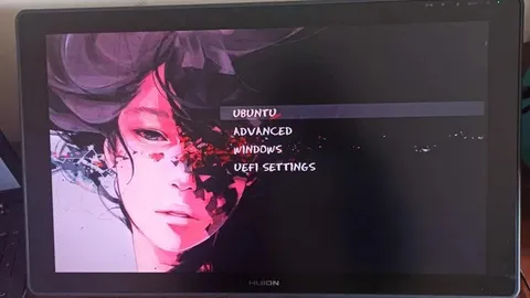 Anime Linux Boot Menu