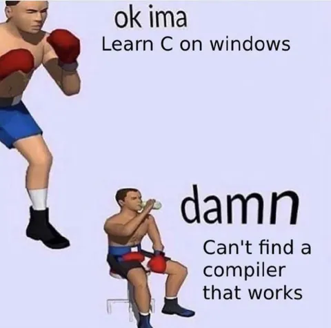 Can't Find a Working Compiler