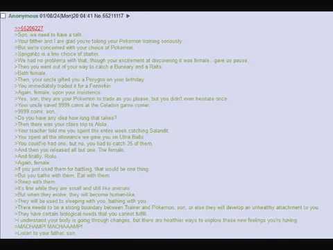 Father Talks About Pokémon Boundaries