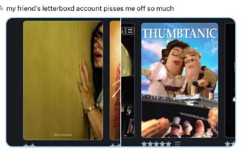 Friend's Terrible Letterboxd Ratings