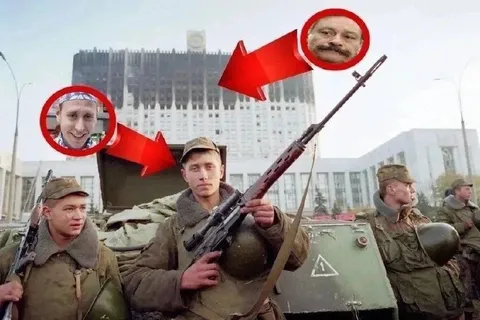 Солдаты с неожиданными лицами