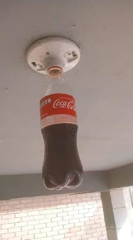 Coca-Cola del techo