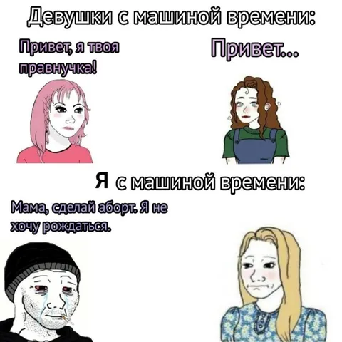 Девушки с машиной времени