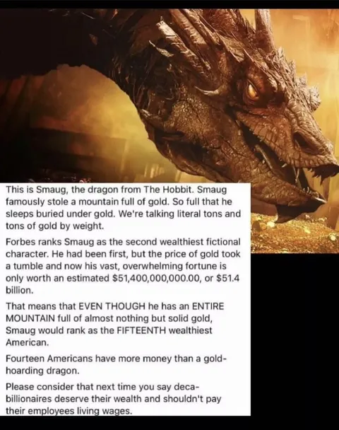 Smaug Is Poorer Than Americans