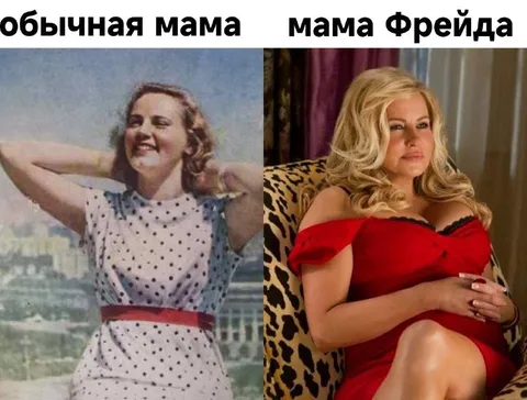 Обычная мама и мама Фрейда