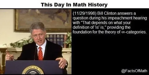 Bill Clinton Math History