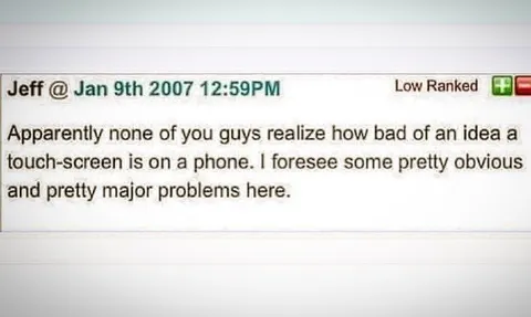 Touchscreen Phones Are a Bad Idea