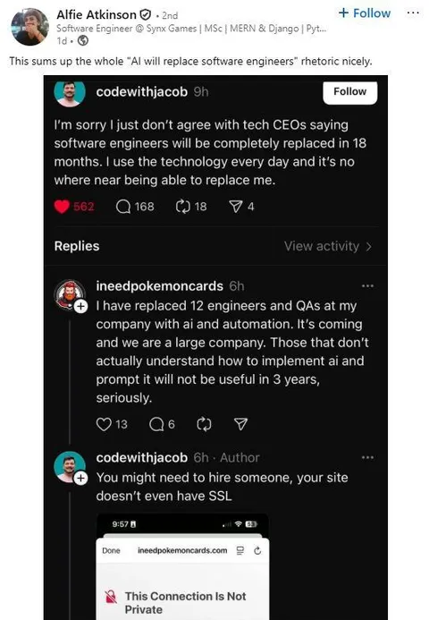 AI Replaced Engineers Without SSL