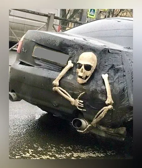 Скелет на Audi A4