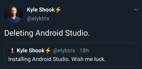 Deleting and Reinstalling Android Studio