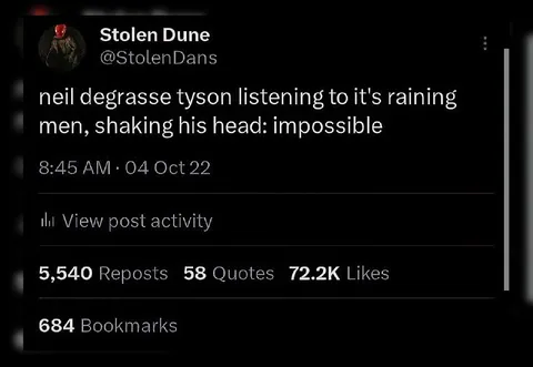 Neil deGrasse Tyson Hates Rain