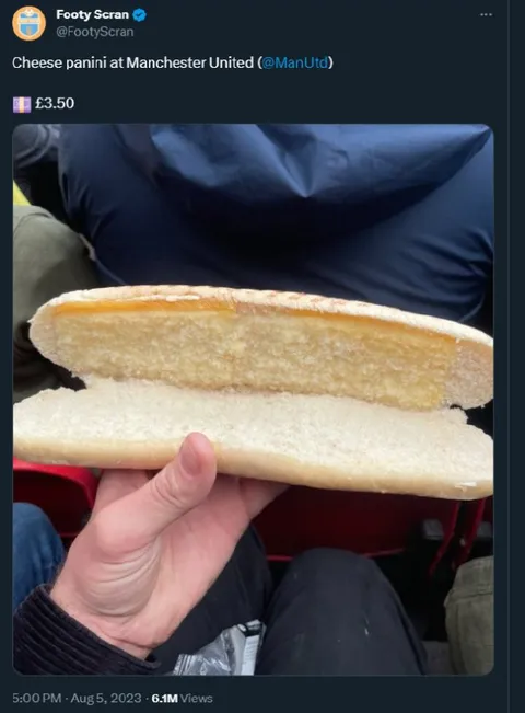 Manchester United Cheese Panini