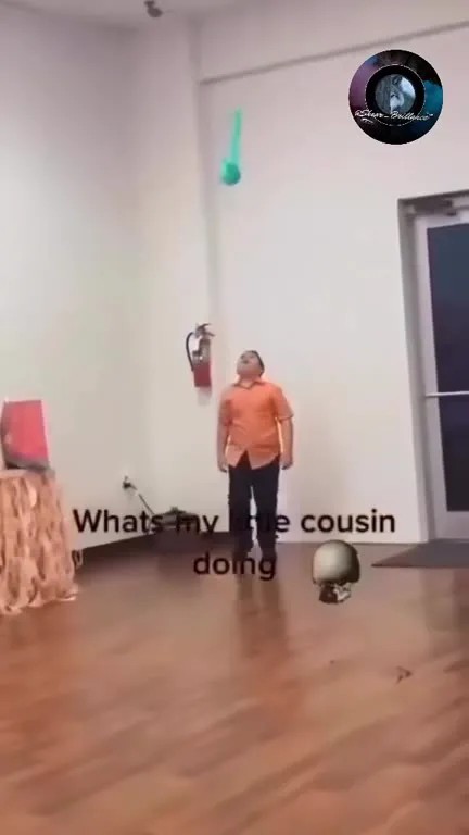Little Cousin Doing Something Weird