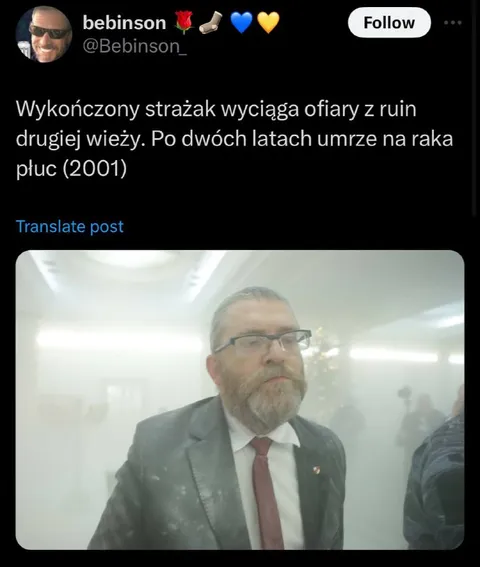 Strażak po dwóch latach
