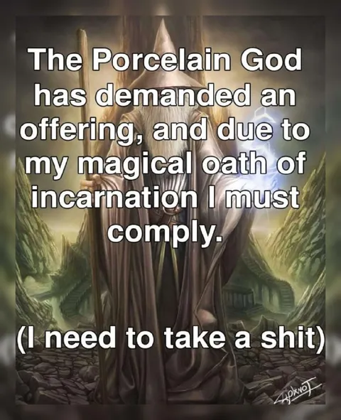 The Porcelain God Demands an Offering