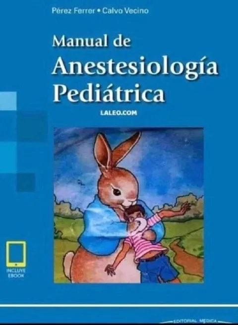 Manual de anestesiología pediátrica