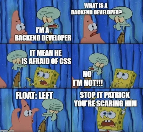 Backend Developer Afraid of CSS