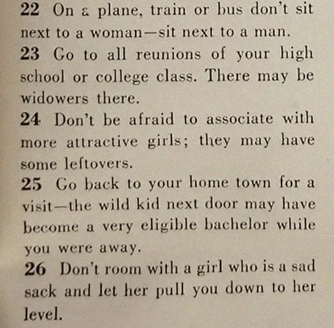Old Dating Advice Rules