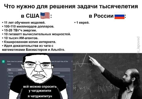 Задача тысячелетия в США и России