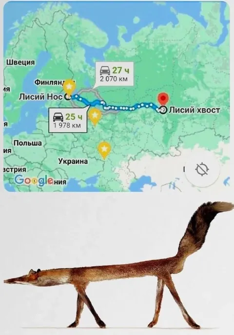 Лисий Нос и Лисий хвост