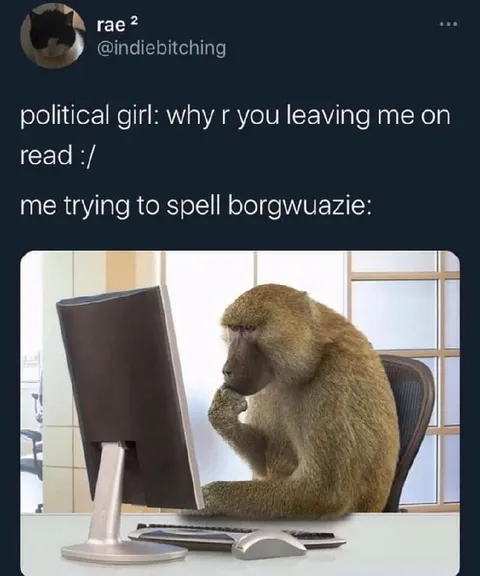 Trying to Spell Bourgeoisie