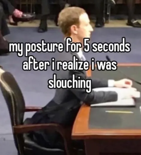 Realizing I Was Slouching