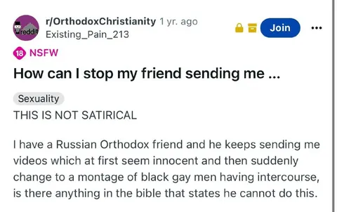 Russian Orthodox Friend Sends Unexpected Videos