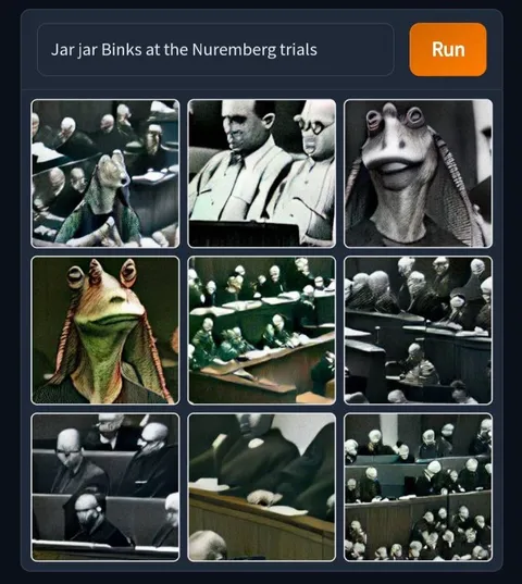 Jar Jar Binks at Nuremberg Trials