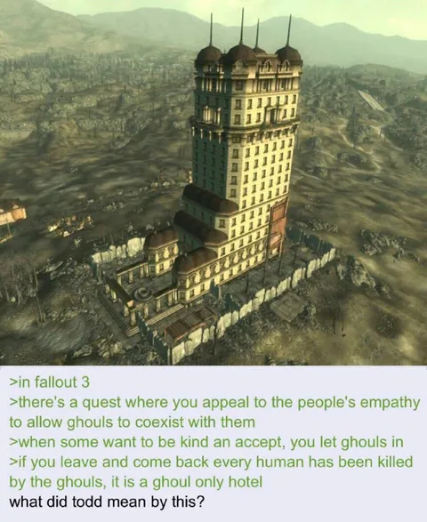 Fallout 3 Ghoul Hotel
