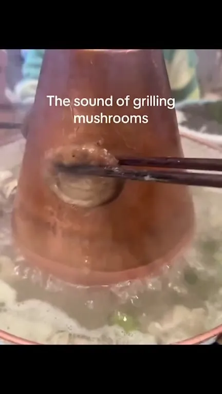 The Sound of Grilling Mushrooms