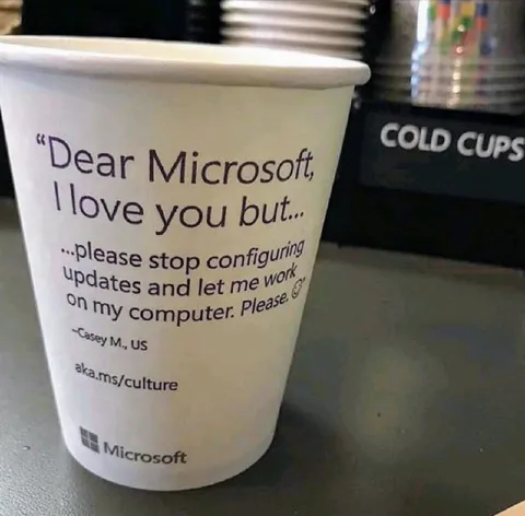 Dear Microsoft, Let Me Work