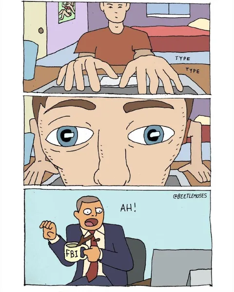 Typing Too Close to the Screen