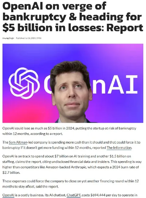 OpenAI Billion-Dollar Bankruptcy Report