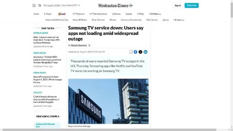 Samsung TV Needs Internet