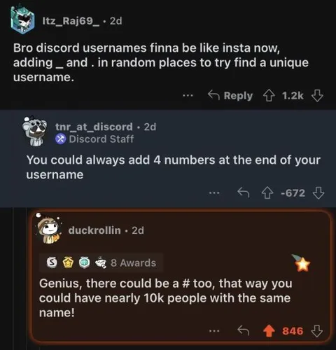 Discord Usernames Like Instagram