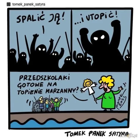 Przedszkolaki topią Marzannę