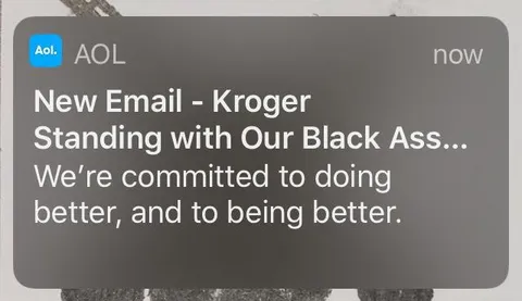 Kroger Standing with Our Black Ass