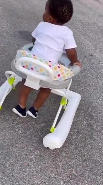 Baby Runs on Tiptoe