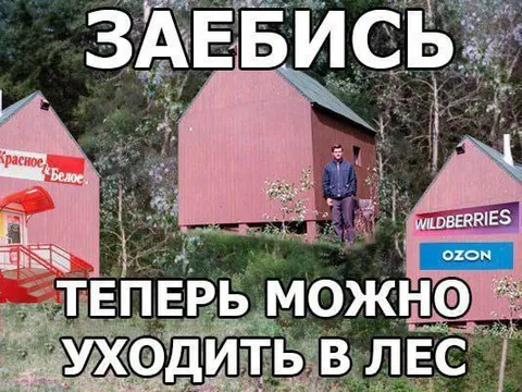 Теперь можно уходить в лес