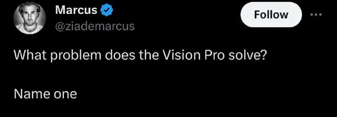What Problem Does Vision Pro Solve?