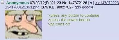 Press Any Button to Continue