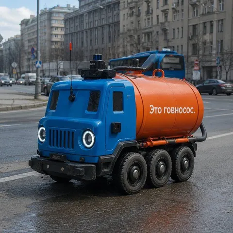 Это говносос на улице